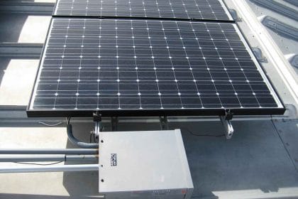 Soka-Bau, Photovoltaik-Installation, Solarpanel